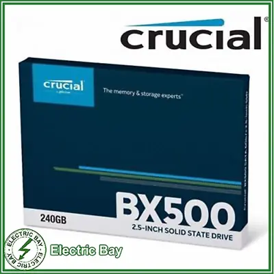 $36 • Buy Crucial BX500 240GB 2.5  SSD SATA Internal Solid State Drive CT240BX500SSD1