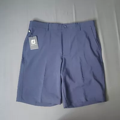 FootJoy FJ Golf Performance Stretch Flex Navy Blue Casual Shorts Men 36 (37x10) • $44