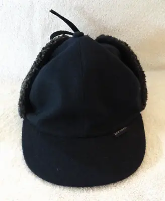 Dockers Hunting Style Hat/cap With Ear Flaps Black Size Large • $17.99