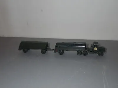 Roco Minitanks US Army Fuel Tanker Truck & 2 Trailers Z168 #2 • $35