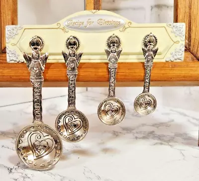 Ganz Measuring Spoons Cottagecore Wall Set Angels Hearts  Recipe For Blessings  • $29.97