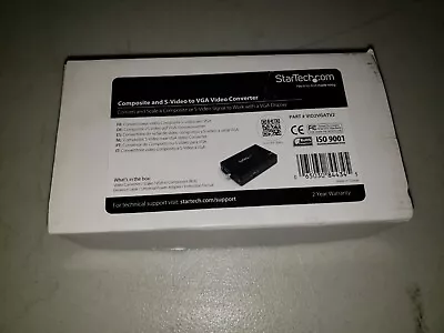 StarTech.com Composite And S-Video To VGA Video Converter - PART# VID2VGATV2 • $150