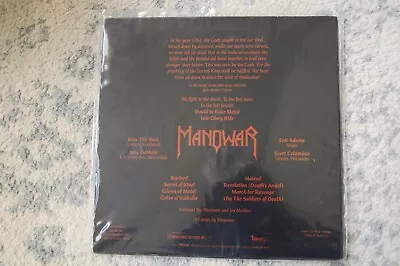 Manowar Into Glory Ride Megaforce MRI 169-666 VG Cover Play Graded VG+ LP • $599.99