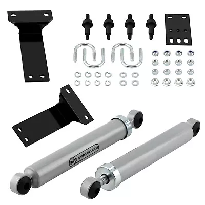 Dual Steering Stabilizer W/ Mounting Brackets For Ford Excursion 4WD 1999-2004 • $87.95