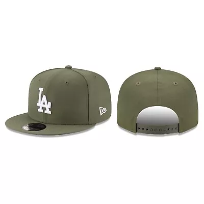 Los Angeles Dodgers 9FIFTY Adjustable Cap - LA MLB New Era 950 Hat - Olive Green • $36.99