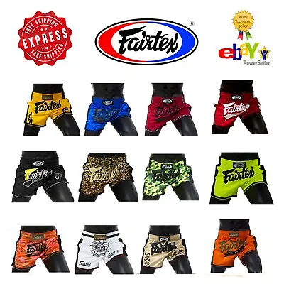 Fairtex Muay Thai Boxing Kick Boxing MMA Slim Cut Muay Thai Shorts • $59.95