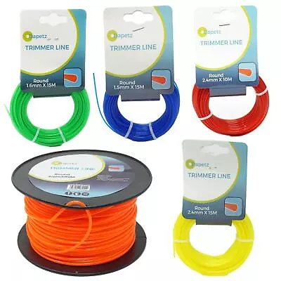 £4.69 • Buy Nylon Strimmer Line, Cord Wire 1.25mm/1.5mm/3.0mm  Universal Grass Trimmer