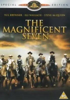 The Magnificent Seven DVD (2001) Yul Brynner Sturges (DIR) Cert PG Great Value • £2.24
