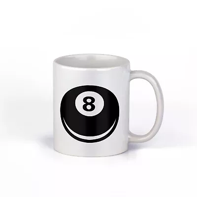 8 Ball Coffee Mug | Eight Ball Ceramic Coffee Cup | Billiards Pool |11-Ounce Mug • $14.99