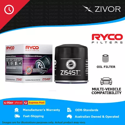 New RYCO Syntec Oil Filter Spin On For NISSAN PULSAR N13 1.8L 18LE Z154ST • $36.38