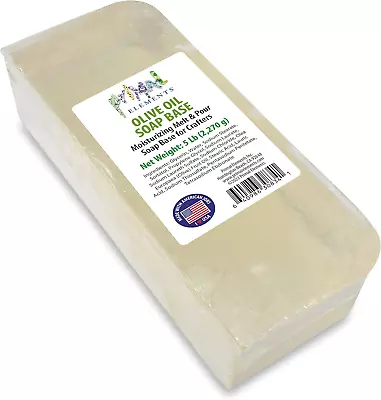 Olive Oil Soap Base - Moisturizing Melt And Pour Glycerin Soap Base For Crafting • $33.63