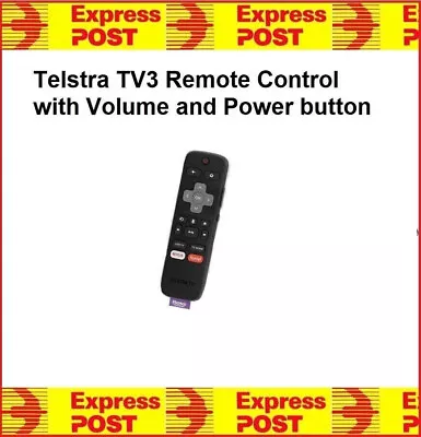 Genuine Telstra TV 3 Remote With Volume And Power Button • $95
