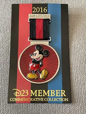 Disney D23 Mickey Mouse 2016 Medal Commemorative Member Exclusive Pin • $16.50