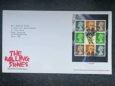 2022 Gb Fdc - The Rolling Stones Booklet Pane First Day Cover - Dartford - With • £4.15