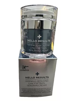 It Cosmetics Hello Results Wrinkle-Reducing Daily Retinol Serum In Cream 1.7 Oz • $24.99