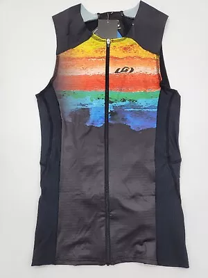 Louis Garneau Men's Pro Carbon Triathlon Top -Large Expressionist Lycra Standard • $35