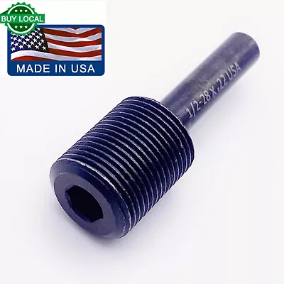 1/2-28 Thread Die Starter Hex Socket 9MM .22 - .224 Thread Alignment Tool Steel • $9.99