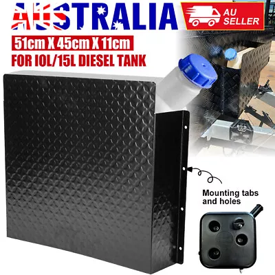 Caravan Diesel Heater Cover Tank 10L 15L Fuel Camper Steel Camping Trailer Car • $55.45