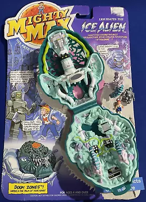 Mighty Max Ice Alien 1992 Bluebird Toys Action Figure Complete Playset • $57.76