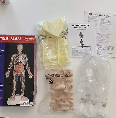 Vintage Skilcraft Visible Man Science Kit 74622 Anatomy Model Build It DIY • $22