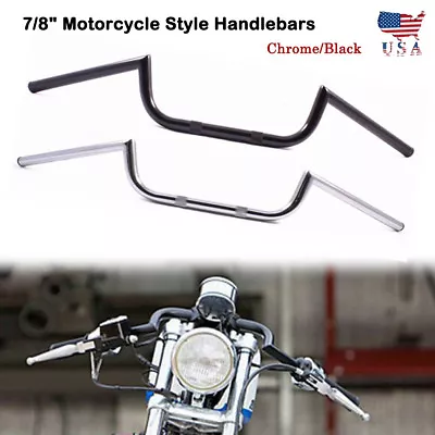 7/8  22mm Motorcycle Drag Bar Handlebar For Cruiser Chopper Cafe Racer Honda • $28.90