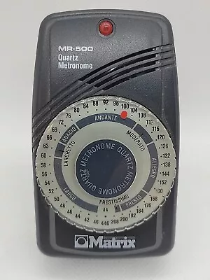 Matrix MR 500 Quartz Metronome Excellent • $15