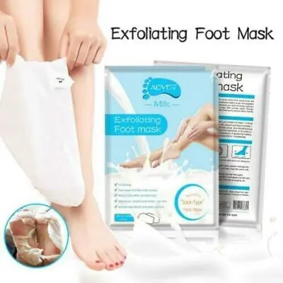 Exfoliating Peel Foot Care Sock Mask Baby Soft Feet Remove Dead Skin Callus Milk • £2.50