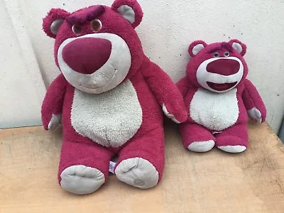 DISNEY STORE 15” Toy Story Lotso Huggin Bear Strawberry Scented Plush • £12.95