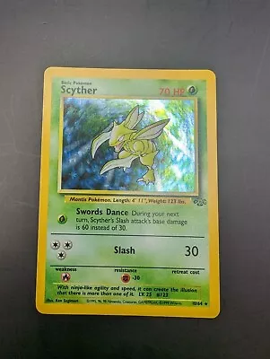 Near Mint Scyther 10/64 Jungle 1999 Holo Rare WOTC Pokémon Card TCG • $5.50