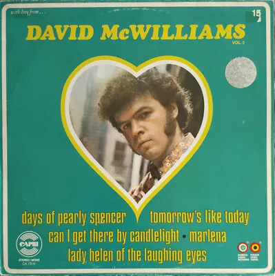 David McWilliams - David McWilliams Vol. 2 (LP Album) • £19.99