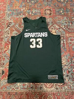 Nike Elite Michigan State Spartans 33 Magic Johnson Jersey XXL 2XL • $29.99