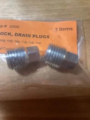 1969 1970 FORD MUSTANG BOSS 429 302 289 351 427 ENGINE BLOCK Coolant Drain Plugs • $30.49