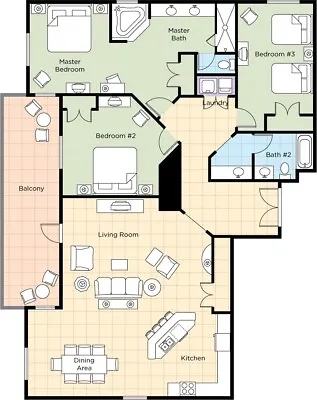 NEW  -Bonnet Creek  - 2 Bedroom Presidential  3 Nights  -  May 6-9 • $462