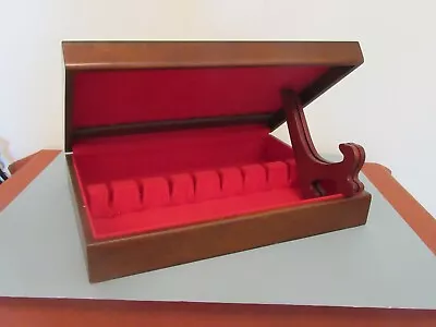 Vintage Wooden Storage Box Cutlery Documents Jewelery Other • $35.70