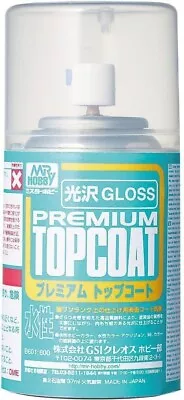 Mr. Hobby B601 Mr. Premium Top Coat Gloss Spray Paint 88ml (USA SELLER) • $14.99