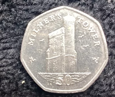 Isle Of Man Milner's Tower 50p Coin 2016 • £1.50