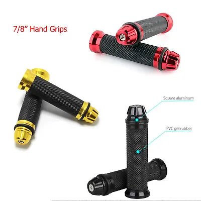 7/8  MOTORCYCLE HAND GRIPS HANDLE BAR GRIP For Honda CBR600F4i CBR600RR CBR929RR • $12.05