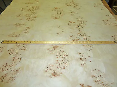 Mappa Burl Wood Veneer Sheet 24  X 48  With Paper Backer 2' X 4' X 1/40  AA • $220