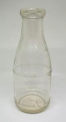 Antique 1932 Williams Amsterdam Dairy Ny Quart Milk Bottle Embossed Rare Nice! • $22.99