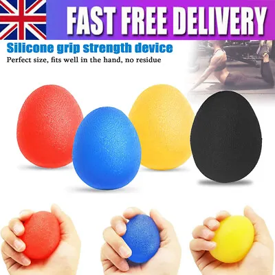 Hand Exercise Ball Anti Stress Relief Hand Grip Strengthener Finger Therapy Ball • £5.67