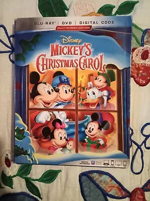 DISNEY'S Mickey's Christmas Carol-PLEASE READ DESCRIPTION Blu Ray/DVD--BRAND NEW • $2
