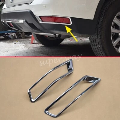 Chrome Rear Fog Light Cover Trim Accessories For Nissan X-Trail T32 2017-2021 • $35.94