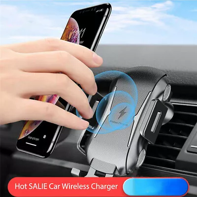 Car Wireless Phone Fast Charger For IPhone X XS Max 8Plus Samsung S10 Lite S8 S9 • $21.42