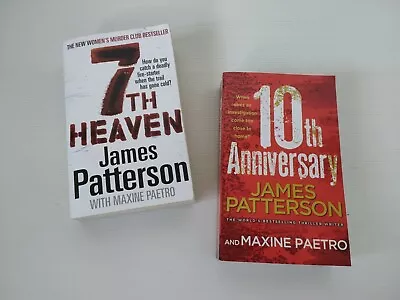 2x James Patterson Womens Murder Club Paperbacks: 7th 10th Small Paperback Crime • $19.95