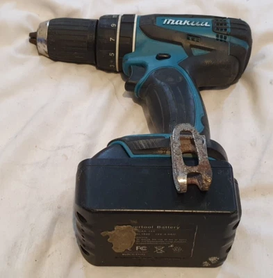 £29 • Buy Makita BHP456 18v Cordless Combi Hammer Drill With Replacement Battery