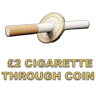 £29.99 • Buy Cigarette Through £2 Coin (PRO FLAP VERSION) Cig Thru Coin HAND MADE REAL COINS