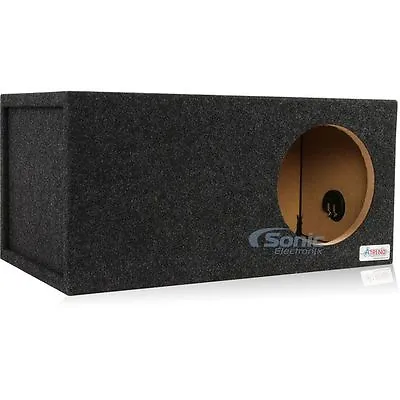 Atrend 10LSV Single 10  Vented 3/4  MDF Constructed Subwoofer Enclosure Box • $119.99