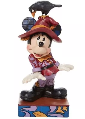 New Jim Shore Fall Scarecrow Mickey Mouse 6010862 • $45