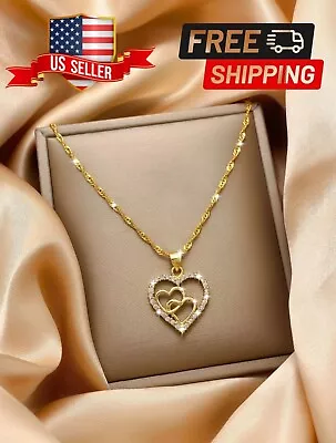 Necklace For Women Heart Pendant Fine Jewelry Perfect For Dates Wedding Gift • $5