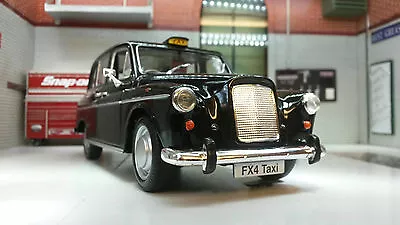 London Taxi Austin FX4 Black LTI Cab Detailed 1:24 G LGB Scale Diecast Model Car • £33.60